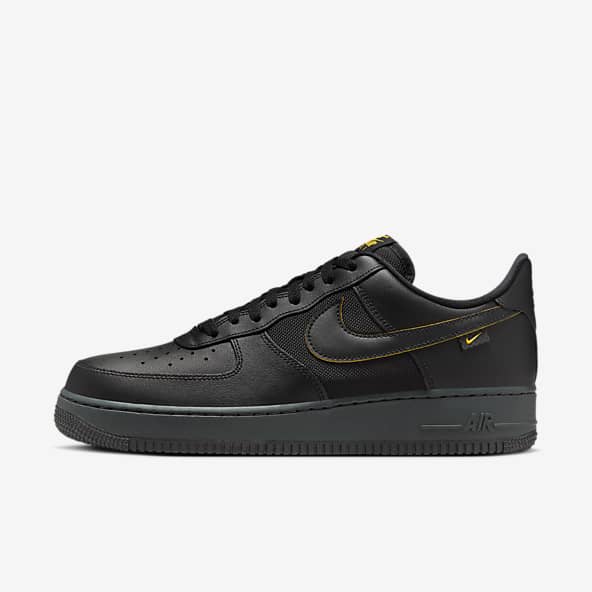 Mens black air force 1 sale 2025